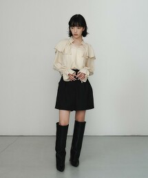 ＜EMMEL REFINES＞ 2打摺繭型短褲