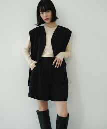 ＜EMMEL REFINES＞側腰帶背心