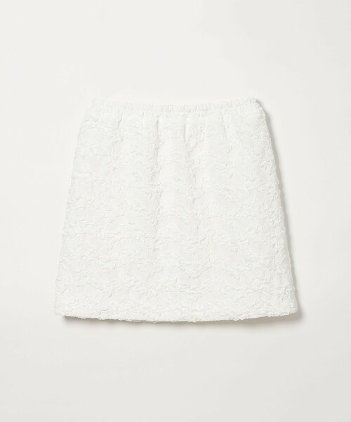 ＜EMMEL REFINES＞ 蓬鬆緹花短裙