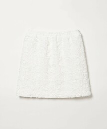 ＜EMMEL REFINES＞ 蓬鬆緹花短裙