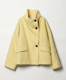 ＜EMMEL REFINES＞ 立領刷毛短大衣