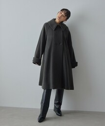 ＜EMMEL REFINES＞ 大翻領傘狀大衣
