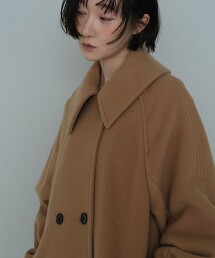 ＜EMMEL REFINES＞ 大翻領傘狀大衣