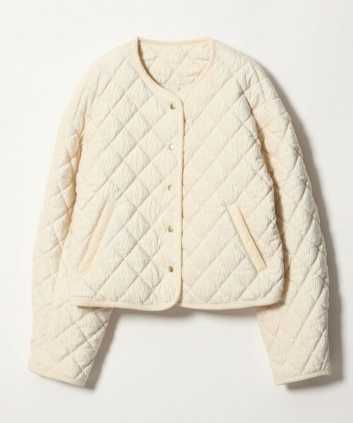 ＜EMMEL REFINES＞ 天鵝絨絎縫短外套