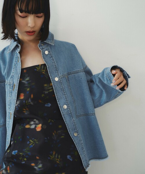 ＜EMMEL REFINES＞ 牛仔襯衫外套