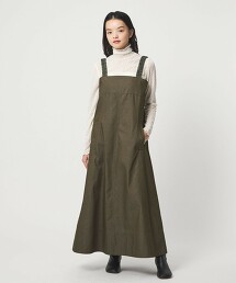 ＜EMMEL REFINES＞ 抓皺扣環連身洋裝