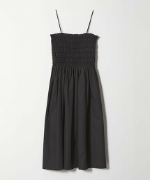 ＜EMMEL REFINES＞ 縮褶吊帶洋裝