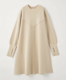 ＜EMMEL REFINES＞V拼接迷你A字洋裝