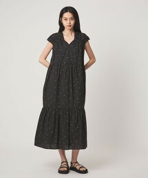 ＜EMMEL REFINES＞ 橢圓刺繡蛋糕洋裝