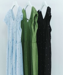 ＜EMMEL REFINES＞ 橢圓刺繡蛋糕洋裝