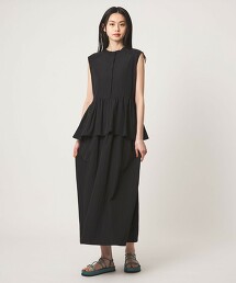 ＜EMMEL REFINES＞ 蛋糕下擺層次洋裝