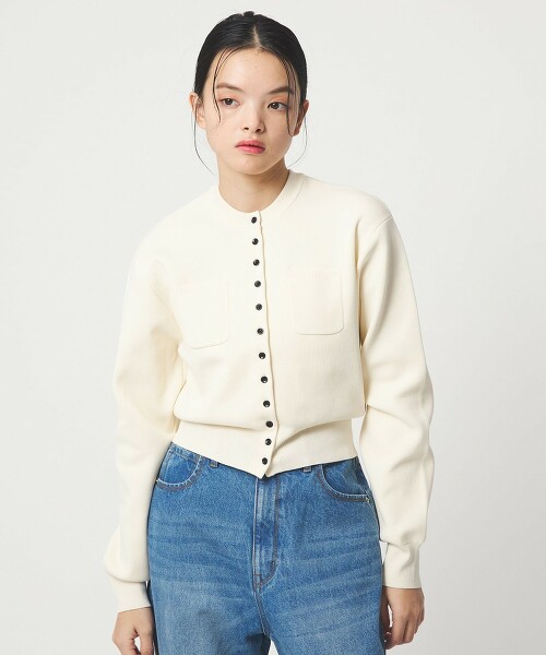 ＜EMMEL REFINES＞ 仿衛衣口袋開襟衫