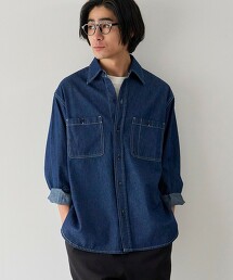 牛仔工作襯衫