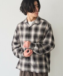 【透氣】休閒秋季格紋長袖襯衫