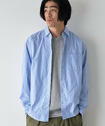基本條紋棉質襯衫