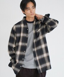 USA美國棉柔軟法蘭絨格紋襯衫