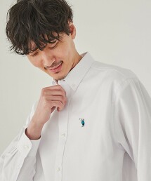 The M＆M Store 聯名 刺繡牛津布釦領襯衫