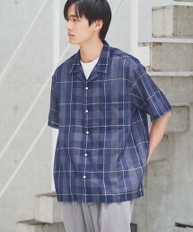 經緯紗織格紋襯衫