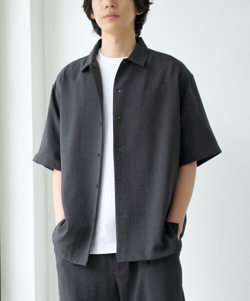 抗UV仿亞麻輕鬆襯衫