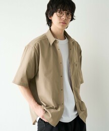 彈性多機能短袖網眼襯衫