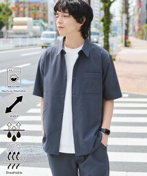 【SOTA(R)】吸水速乾輕鬆短袖襯衫