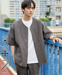 HIKER TECH 輕量無領抗皺襯衫