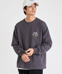 RYO KANEYASU × coen 動物印花長袖T恤