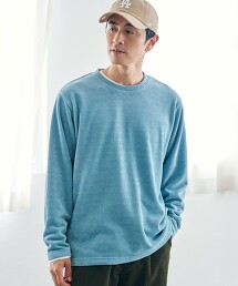 摩爾紗華夫格層次上衣