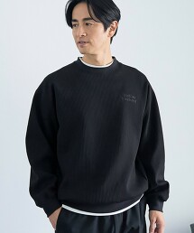 SOLOTEX(R) 重磅華夫格圓領上衣