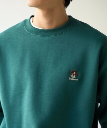 狗狗刺繡圓領保暖衛衣