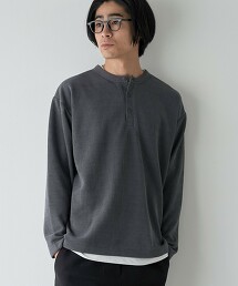 雙面布料層次感長袖T恤