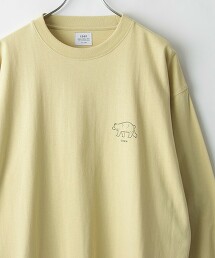 【網路限定】RYO KANEYASU × coen熊印刷長袖T恤