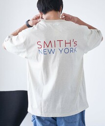 SMITH’S特別訂製NY印花滾邊T恤