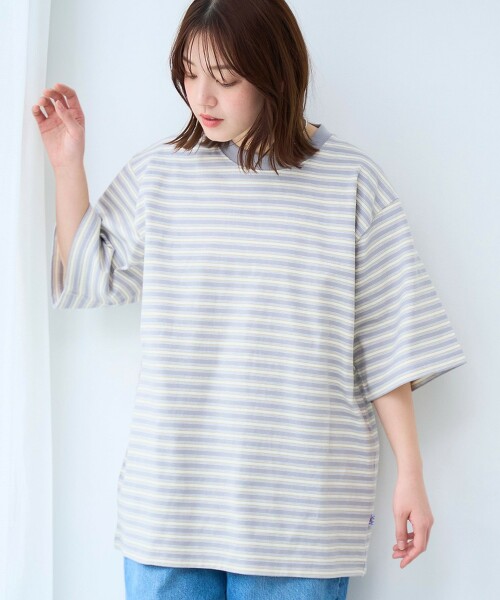 Repur重磅棉橫條紋T恤 抗菌除臭