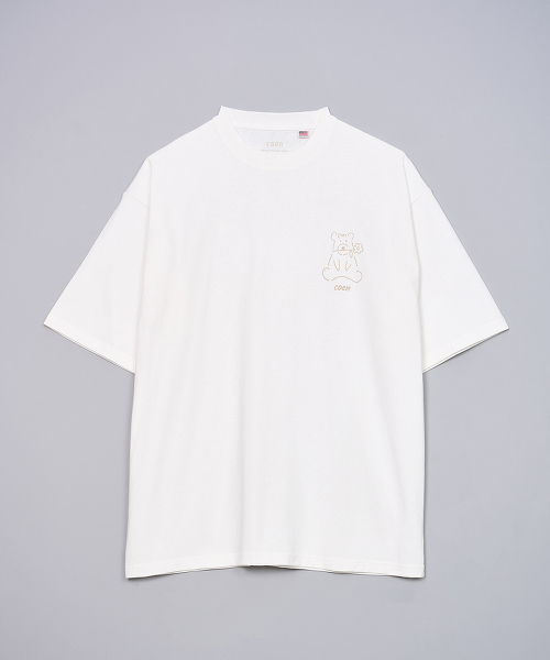 台灣限定  USA棉 coen bear 插畫TEE 男款