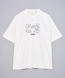 台灣限定 USA棉  coen bear 冰淇淋插畫TEE 男款