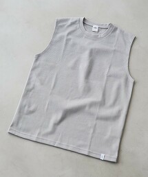 【不易變形】SOLOTEX(R) 高彈性華夫格無袖T恤