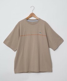 coen刺繡拼接圓領T恤