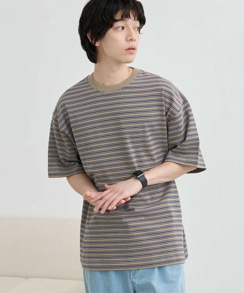 <Parknik>多彩橫條紋T恤