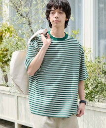 ＜Parknik＞多彩橫條紋T恤