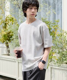 華夫格假兩件層次T恤