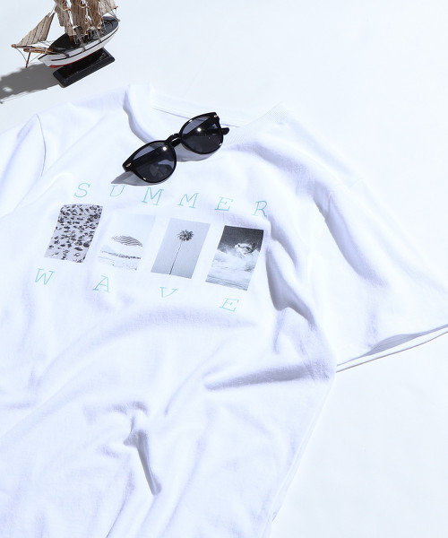 【MENS】SUMMER PHOTO印刷T恤