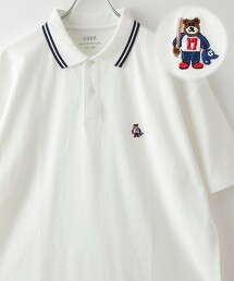 小熊刺繡鹿子織POLO衫