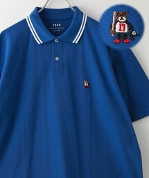 小熊刺繡鹿子織POLO衫