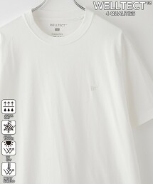 【WELLTECT】抗UV涼感多機能LOGO刺繡T恤