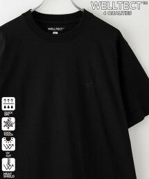 【WELLTECT】抗UV涼感多機能LOGO刺繡T恤