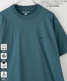 【WELLTECT】抗UV涼感多機能LOGO刺繡T恤