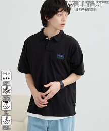 【WELLTECT】抗UV涼感多機能LOGO刺繍POLO衫