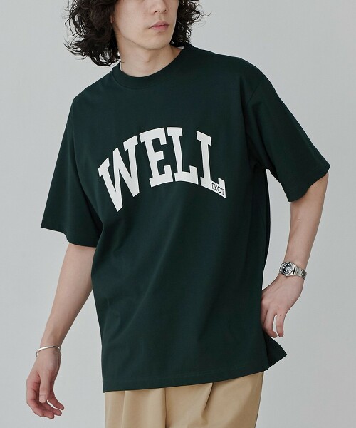 【WELLTECT】LOGO印刷圓領T恤