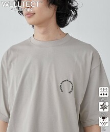 【WELLTECT】圓圈LOGO後印花T恤